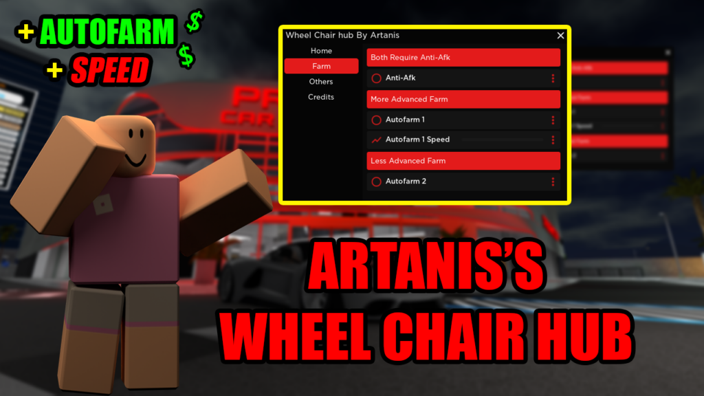 Wheel Chair Hub Script GUI