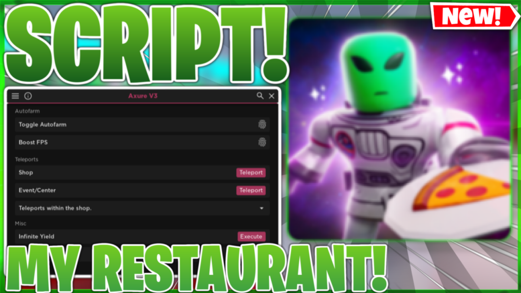 👽 Roblox My Restaurant Script / Hack CUSTOMER AUTOFARM + INF MONEY SCRIPT *PASTEBIN 2023*👽