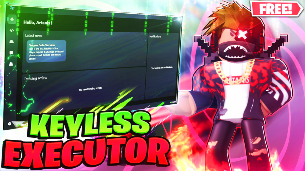 FREE ROBLOX EXECUTOR WITH NO KEY! VALYSE DOWNLOAD