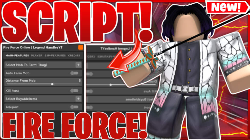 FIRE FORCE ONLINE SCRIPT GUI AUTO FARM + MORE